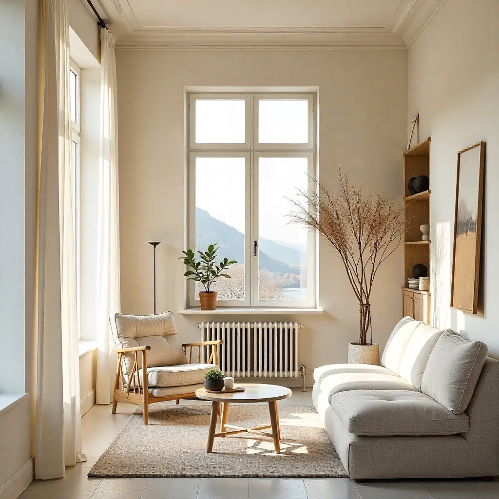 Simple furniture arrangement